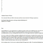 UChicago Acceptance Letter - 2020