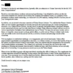 Tulane Acceptance Letter - 2021