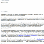 UMichigan Acceptance Letter - 2020