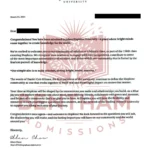 Acceptance Letter to Johns Hopkins - 2024