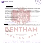Acceptance Letter to NYU - 2024