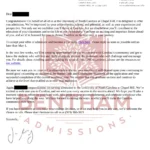 Acceptance Letter to UNC Chapel Hill - 2023