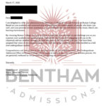 Acceptance Letter to Boston College - 2026